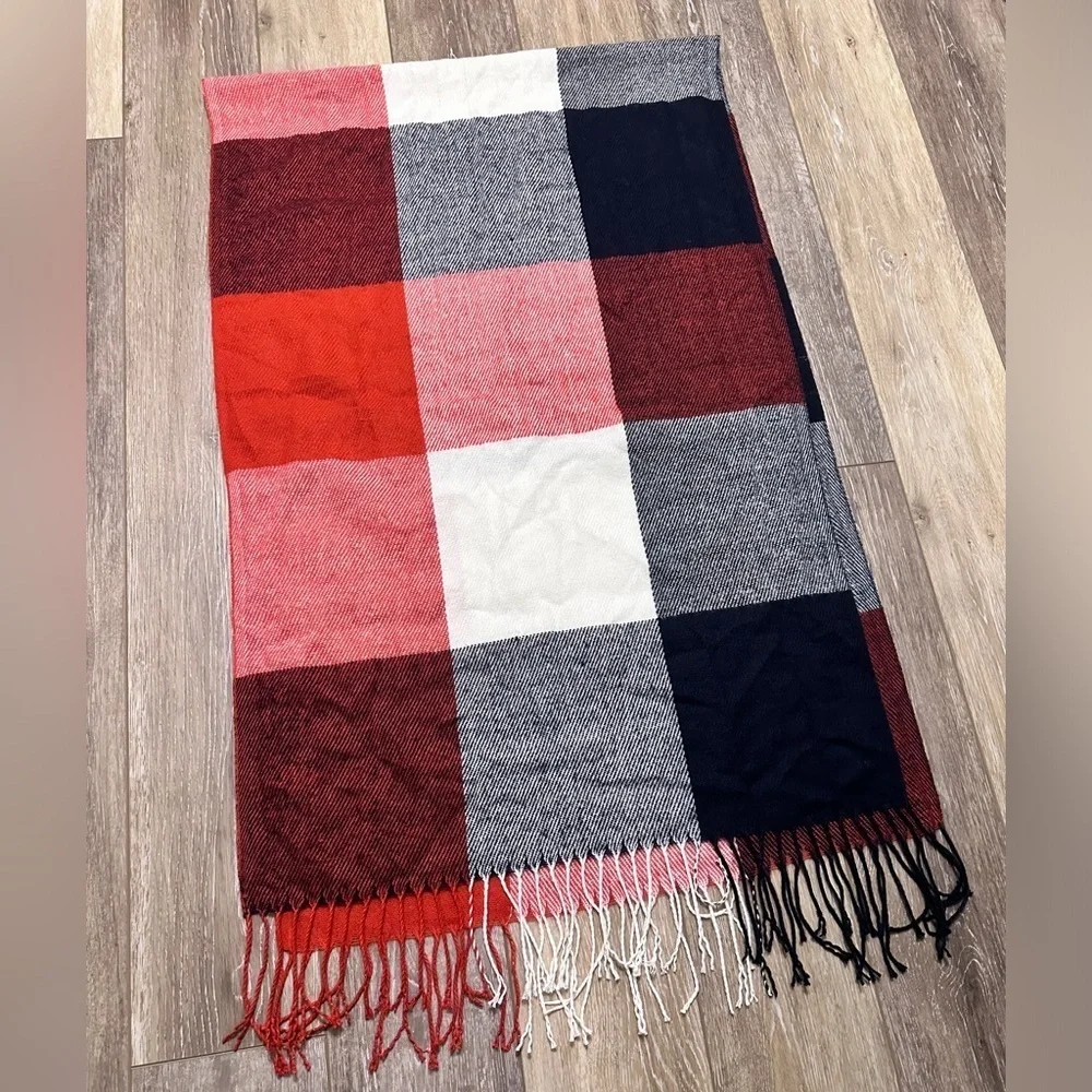 🧣 Unisex Acrylic large scarf  72” X 23”